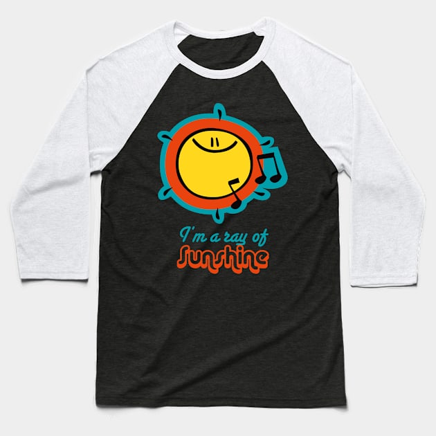 Ray of Sunshine Baseball T-Shirt by ilaamen